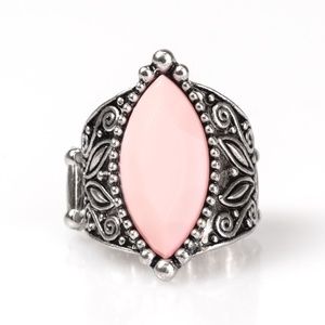 Pink ring - stretch band ring